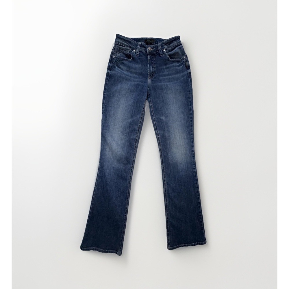 Silver Jeans Co Woman's Avery Slim Bootcut Size 27x31 Medium Wash Denim Stretch‎